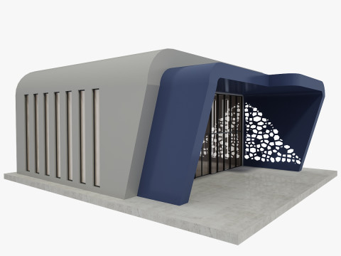 Winkel Low-poly 3D Model