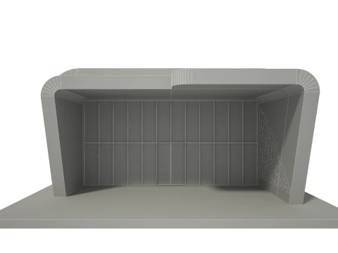 Retail Store Low-poly 3D Model