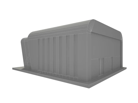 Retail Store Low-poly 3D Model