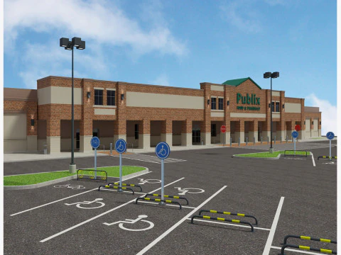 소매점 건물 3D 모델