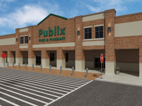 Retail Store Building 3D Model