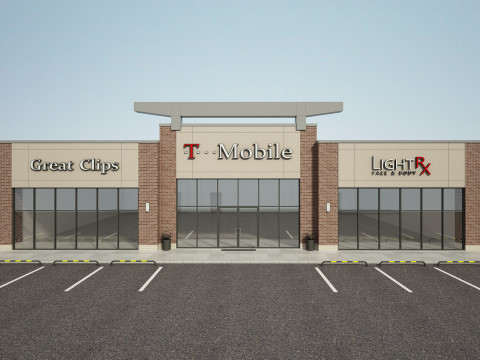 零售店大楼 3D 模型