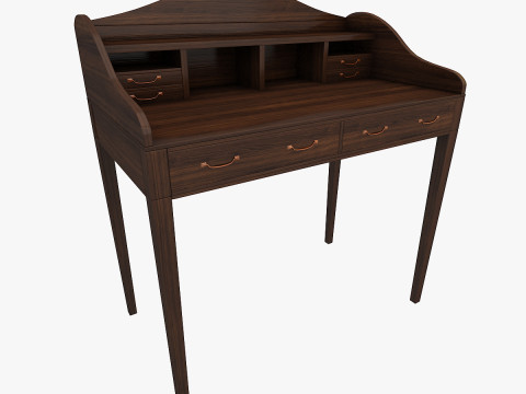 Writing Table 3D Model