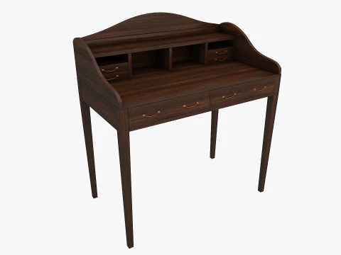 쓰기 테이블 3D 모델