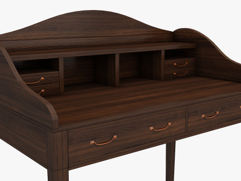 Writing Table 3D Model