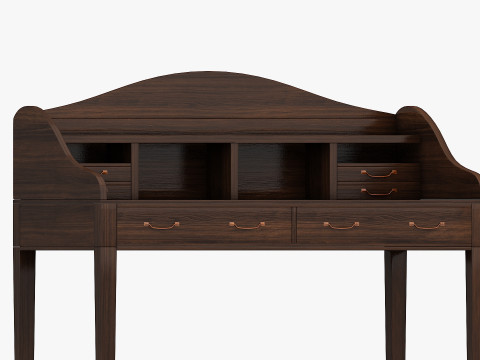 Writing Table 3D Model