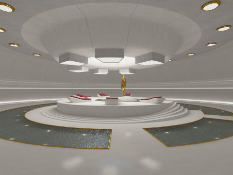 Sci-Fi Light Therapy Room 3D Model