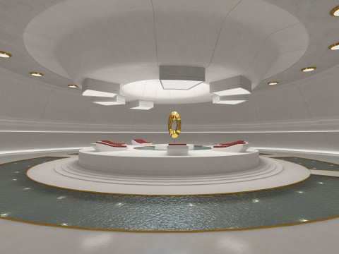 Sci-Fi Light Therapy Room 3D Model