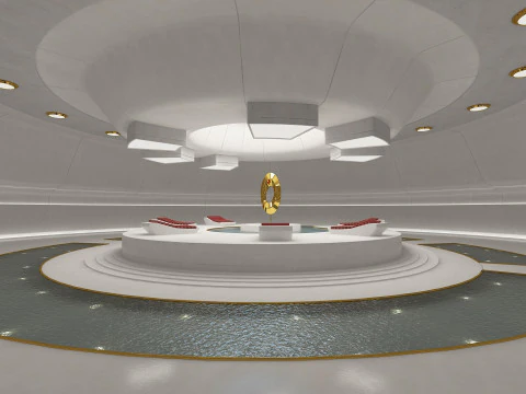 Кімната науково-фантастичної світлотерапії 3D Модель