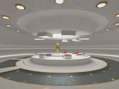 Sci-Fi Light Therapy Room 3D Model