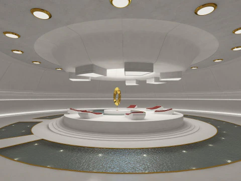 Кімната науково-фантастичної світлотерапії 3D Модель