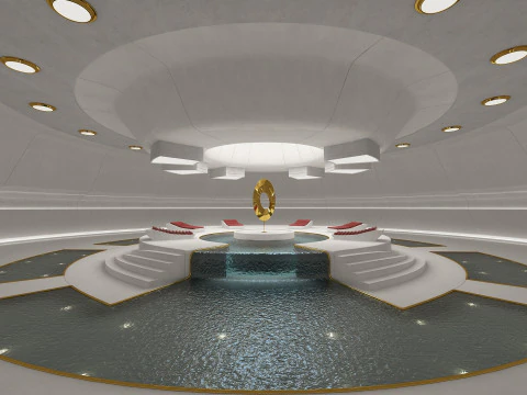 Кімната науково-фантастичної світлотерапії 3D Модель