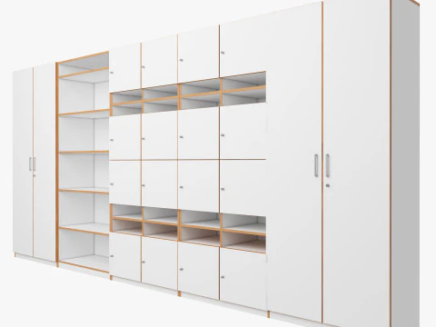 Classroom Cabinet 3D Model