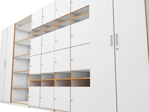 Classroom Cabinet 3D Model