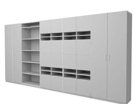 Classroom Cabinet 3D Model