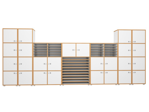 Classroom Cabinet 3D Model