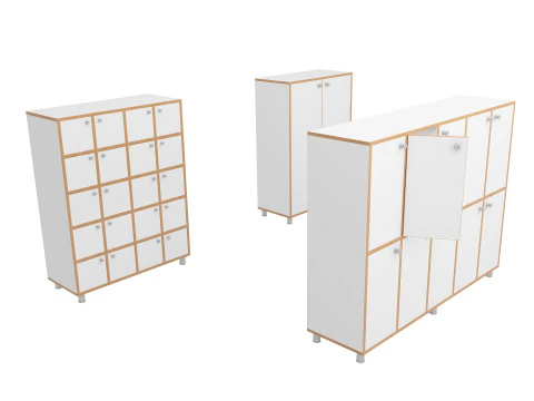 Classroom Cabinet 3D Model