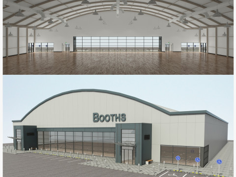 Winkelgebouw 3D Model