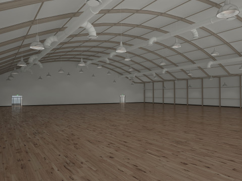 商店大楼 3D 模型