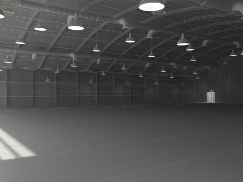 商店大楼 3D 模型