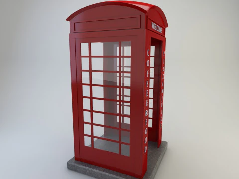 Telephone Cabinet 3D Model