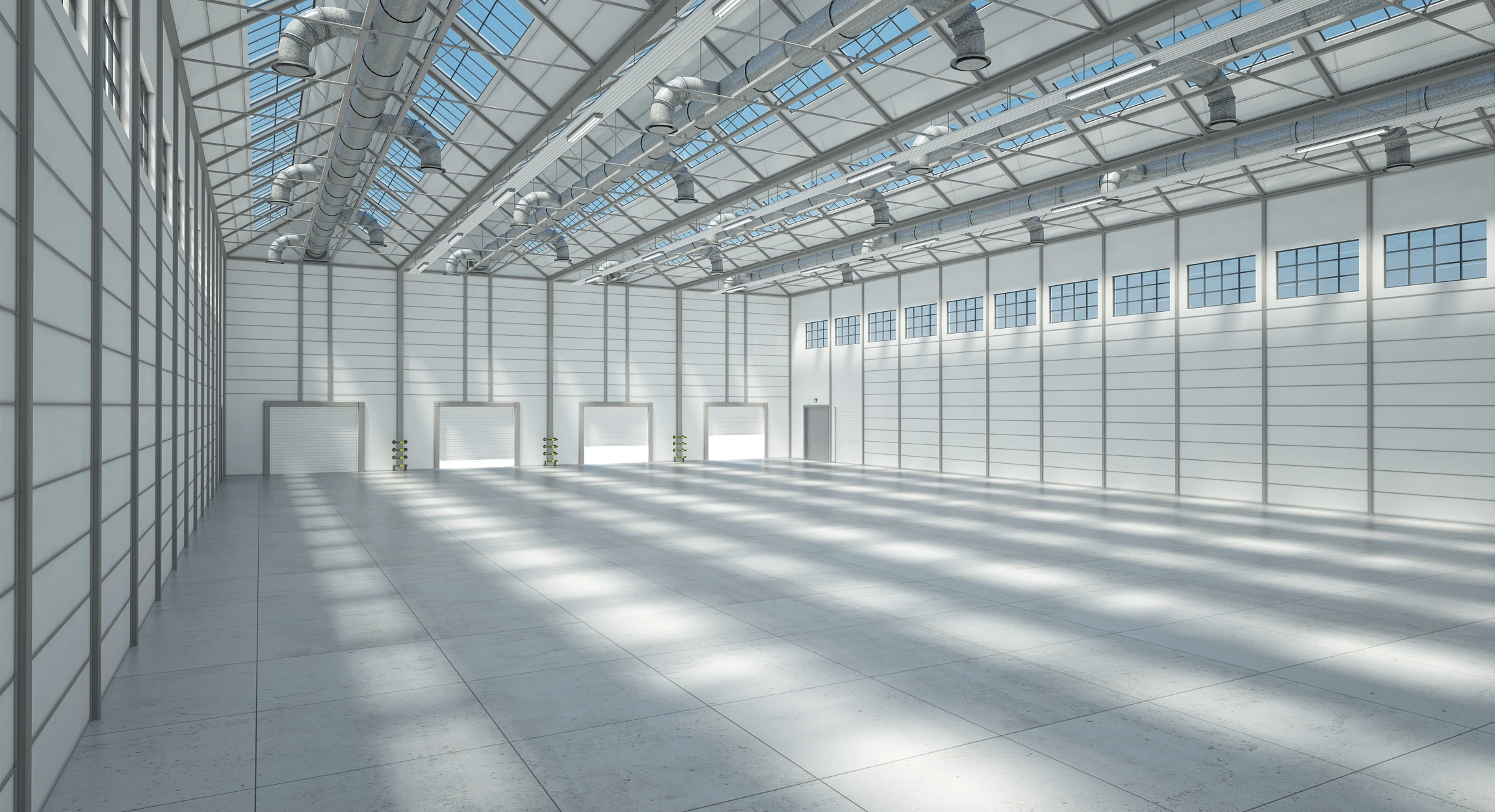 Warehouse Interior 3D Model .c4d .max .obj .3ds .fbx .stl .blend 
