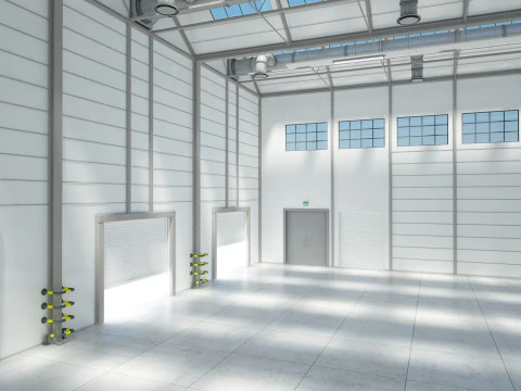 Warehouse Interior 3D Model