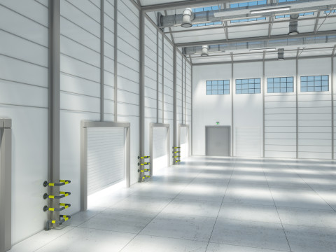 Interno del magazzino Modello 3D