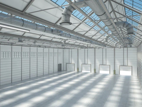 Warehouse Interior 3D Model