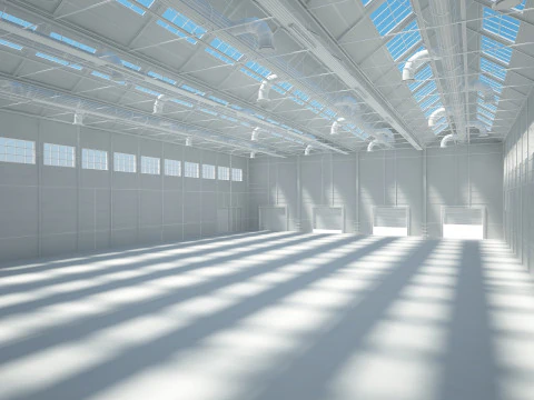 Warehouse Interior 3D Model