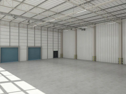 Warehouse Interior 3D Model