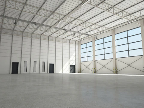 Warehouse Interior 3D Model