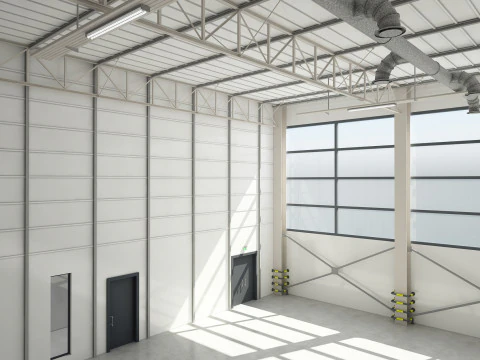 Warehouse Interior 3D Model