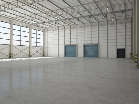 Warehouse Interior 3D Model