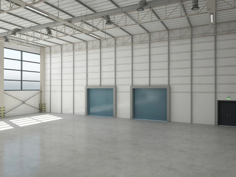 Warehouse Interior 3D Model