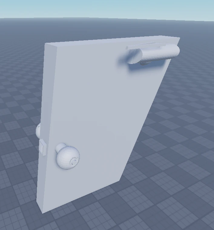 The door 3D Model .c4d .max .obj .3ds .fbx .stl .blend 