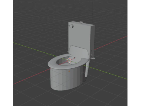 Toilette 3D Modell