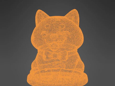 Cute Shiba Inu 3D Model