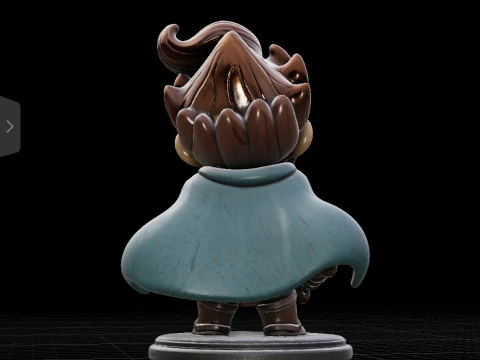 Mini Guardian of the Ember Realm 3D Model