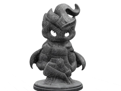 Mini Guardian of the Ember Realm 3D Model