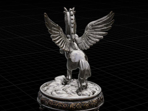 Crystal Pegasus of Eternal Glory 3D Model
