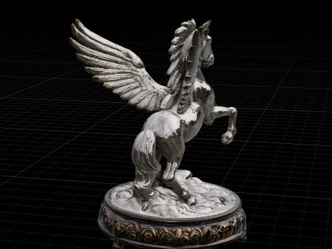 Crystal Pegasus of Eternal Glory 3D Model
