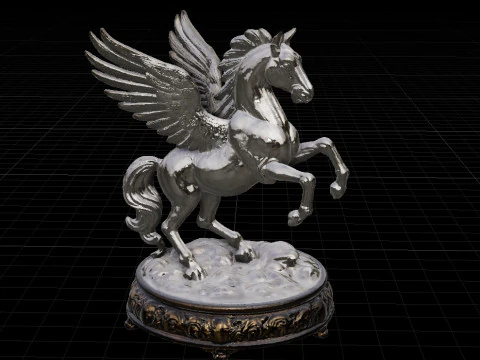 Crystal Pegasus of Eternal Glory 3D Model