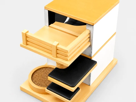 Modern Cat Tree House 3D Model