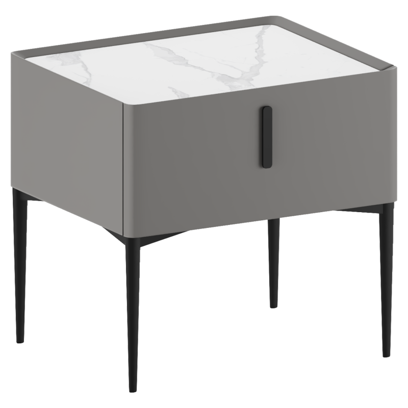 Bedside Desk Cabinet 3D Model .c4d .max .obj .3ds .fbx .stl .blend 