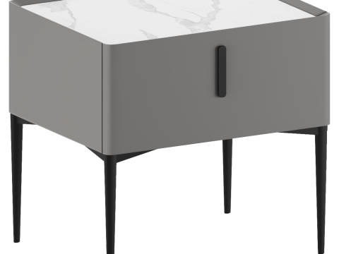 बेडसाइड डेस्क कैबिनेट 3D मॉडल