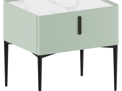 Bedside Desk Cabinet 3D Model