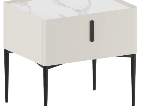 Bedside Desk Cabinet 3D Model