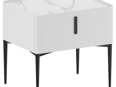 Bedside Desk Cabinet 3D Model