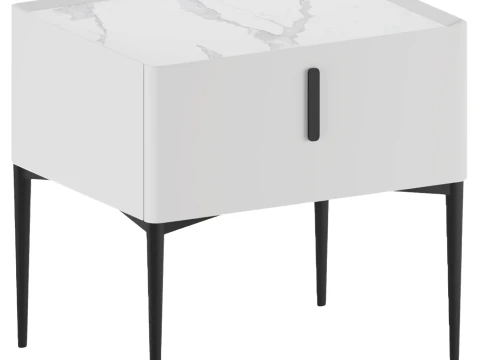 Bedside Desk Cabinet 3D Model
